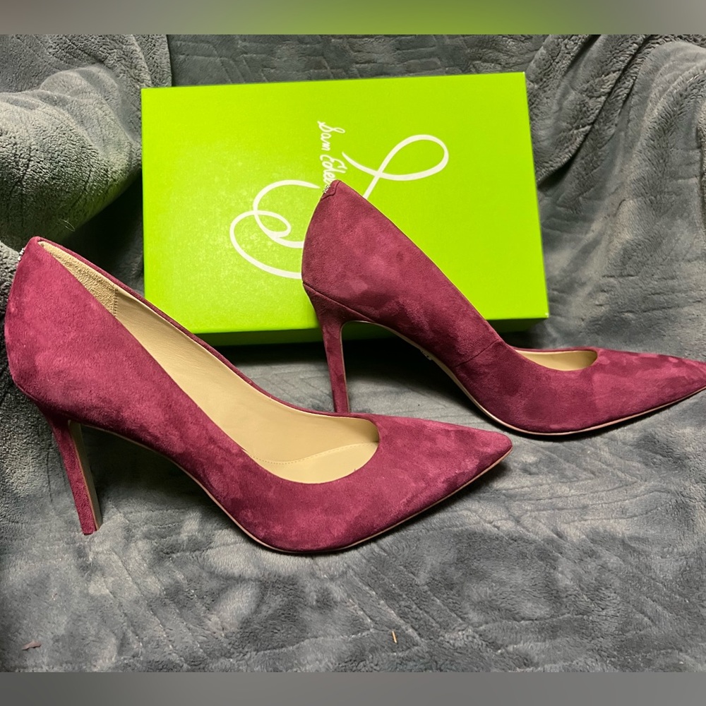 Sam Edelman SUEDE STILLETTOS New in Box!